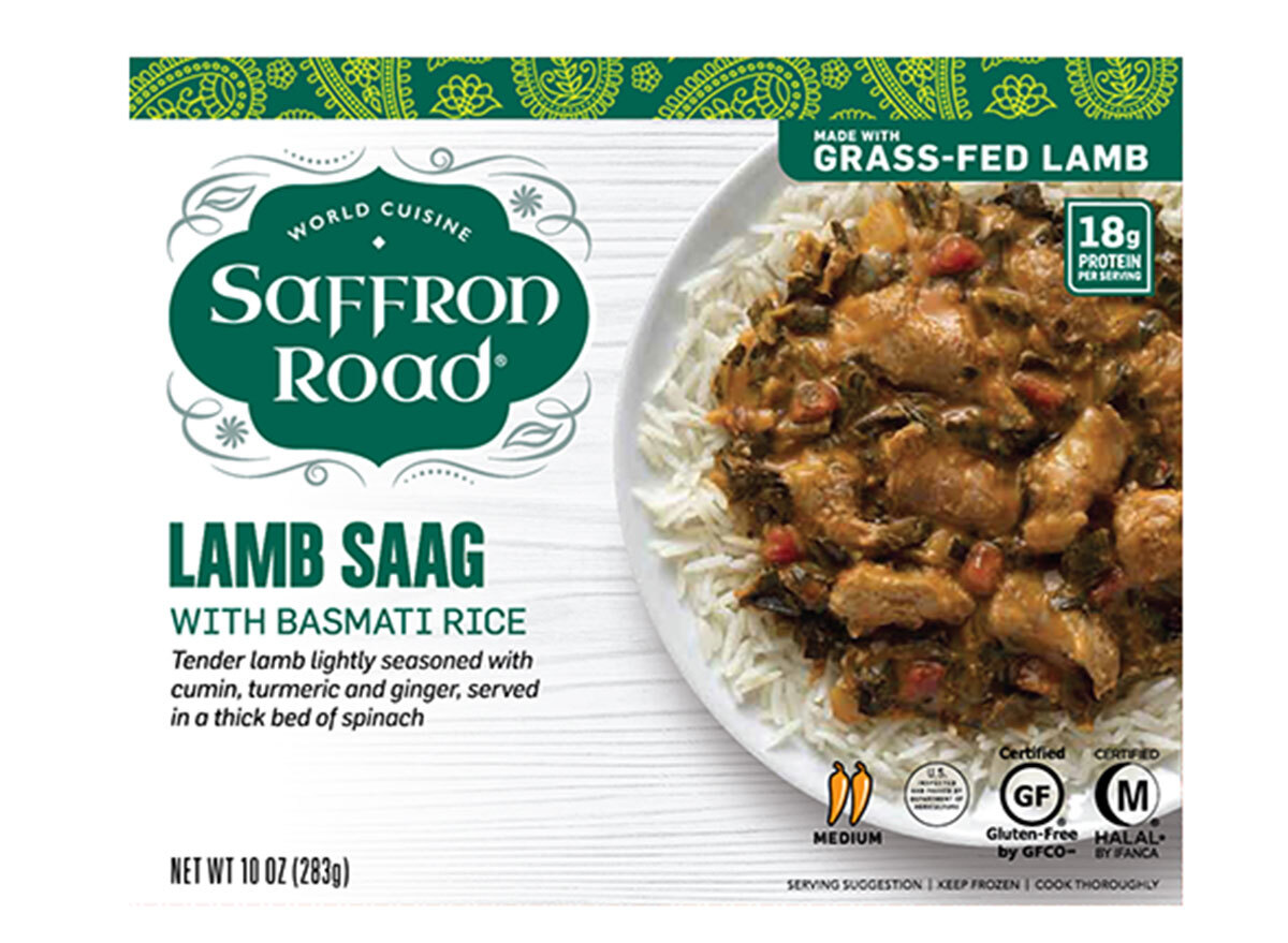 saffron road lamb saag