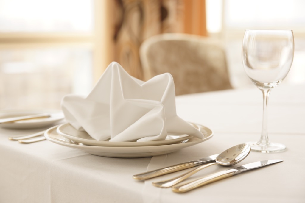 napkin Things You should Never Do at a Fancy Restaurant